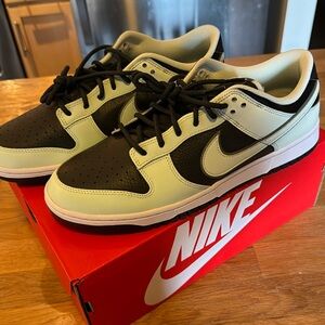 Nike Black and Cream Sneakers